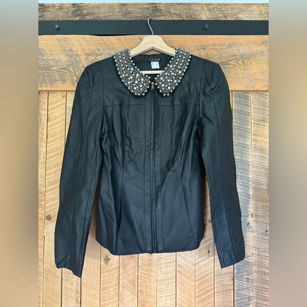 Venus Leather jacket EUC